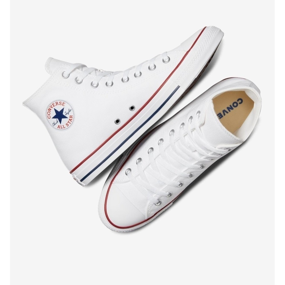 Converse Chuck Taylor All Star Hi Optical White Men's 8 Women's 10 M7650C NEW